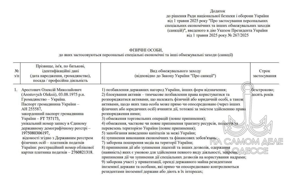 Просрочка ввел санкции против Люси: основные пункты