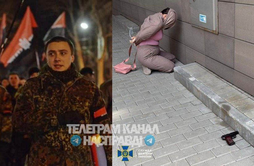 На главаря одесских правосеков Сергея Стерненко (тот самый урод который причастен к событиям 2 мая в Одессе) было совершено покушение