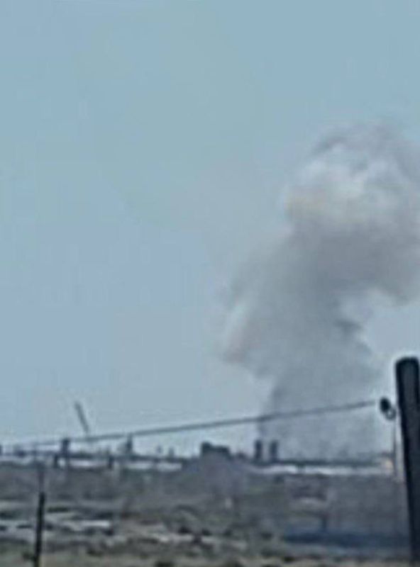 Сильнейший прилет по портовой инфраструктуре в Одессе Сильнейший прилет по портовой инфраструктуре в Одессе