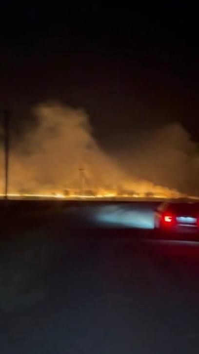 У Кремидовки всю ночь бушевал страшный пожар