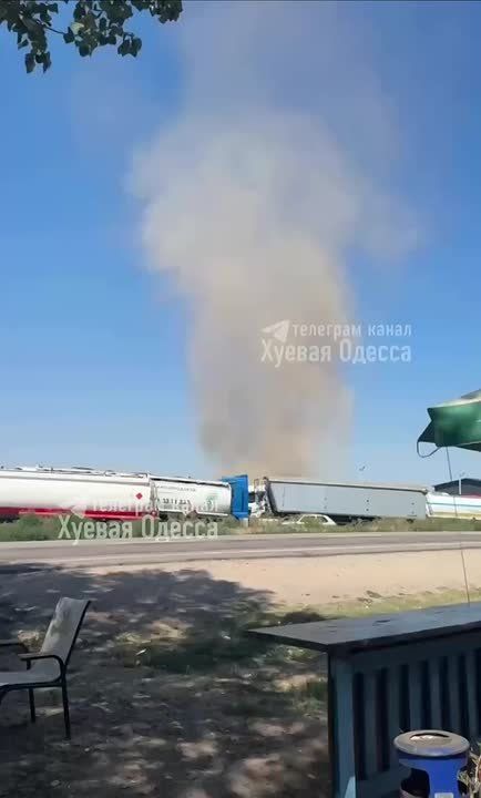 В Измаиле засняли гигантский смерч