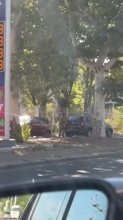 Военкомы похитили велосипедисты посреди улицы в Одессе