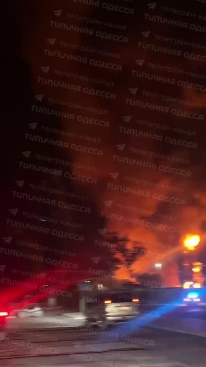 Под Одессой был мощный прилёт