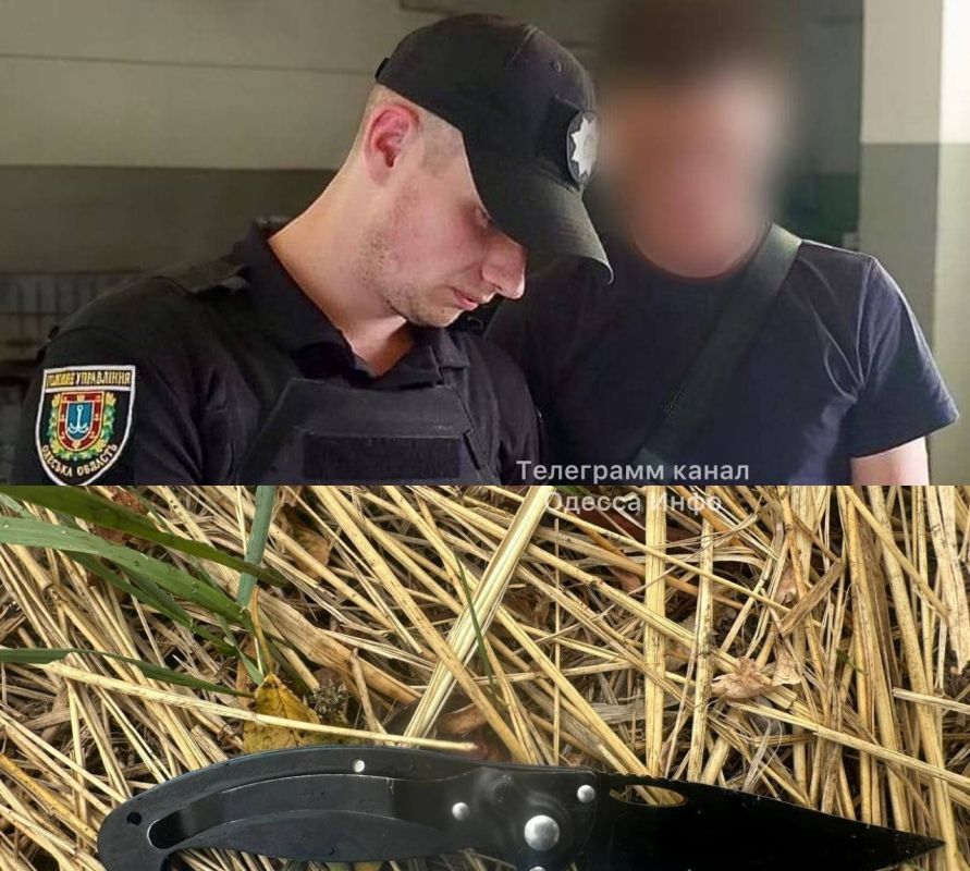 В Одессе иностранец напал с ножом на мужчину