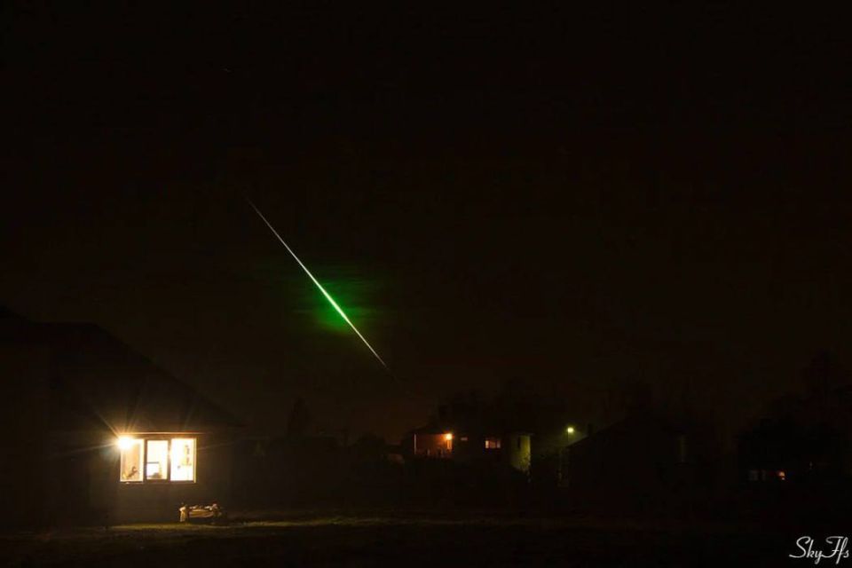 Вчера в небе над Одессой сгорел метеор Вчера в небе над Одессой сгорел метеор