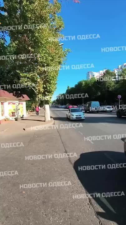 В Одессе образовалась огромная пробка