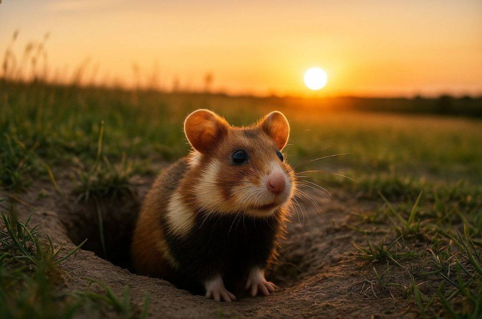В Одессу переехали краснокнижные хомяки из Херсона