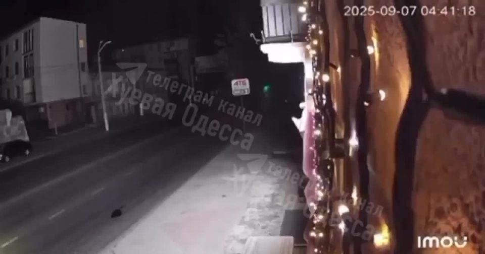 Кадры из Одессы этой ночью