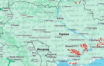 Украинские ТГ-каналы публикуют воздушную карту с примерным курсом "Гераней"