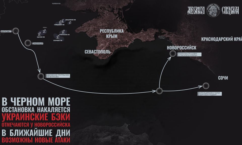 Активность БЭКов в Черном море