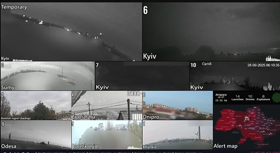 Ночные удары по Одессе и другим городам транслировались в прямом эфире