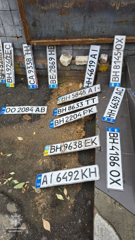 После вчерашней стихии на Дальницкой найдены номерные знаки После вчерашней стихии на Дальницкой найдены номерные знаки