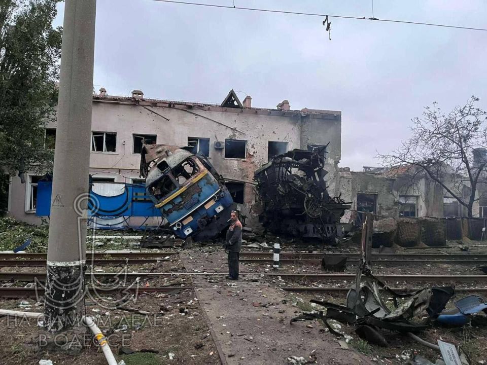 Ночью по городу был прилёт, досталось по депо Одесса-Сортировочная
