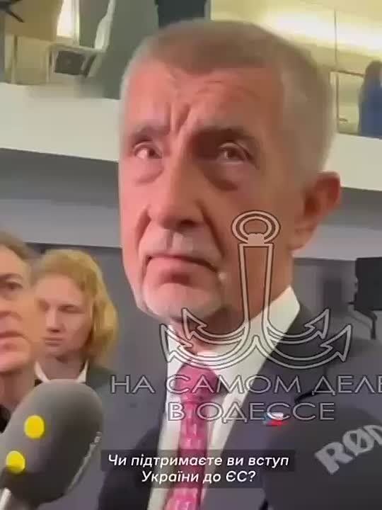 Лидер победившей на парламентских выборах чешской партии ANO Андрей Бабиш ответил украинскому журналисту на вопрос о вступлении Украины в ЕС: