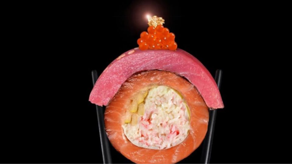 В Одессе появился ролл из золота