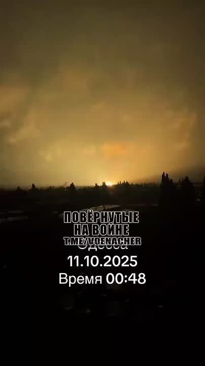 Ракурс поближе на недавний прилёт по подстанции в Одессе