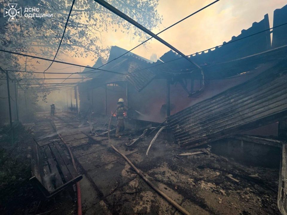 В Одесской области повреждены объекты газовой и энергетической инфраструктуры В Одесской области повреждены объекты газовой и энергетической инфраструктуры