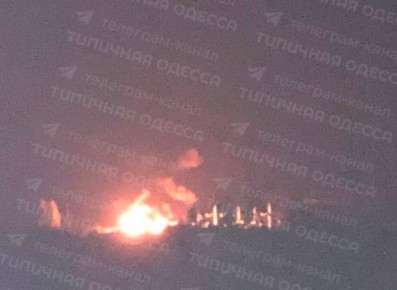 Пожар, как сообщается, на подстанции в Измаиле Одесской области