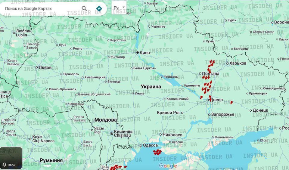 Продолжается массовая атака дронов на цели в Измаиле