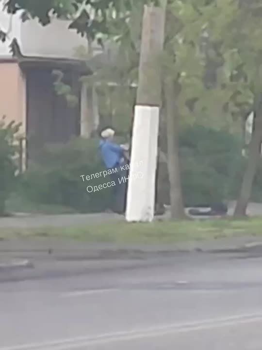 Два тела разодрались на улице в Одессе