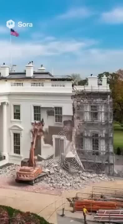 Нейросетка Sora спрогнозировала новый облик Белого дома после реконструкции