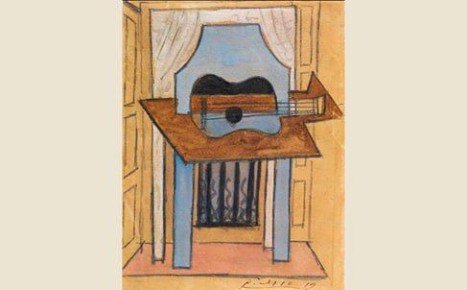   .                (Naturaleza muerta con guitarra, 1919 )
