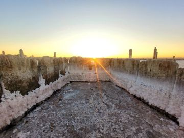 Одесситы поделились утренними фотографиями Куяльников