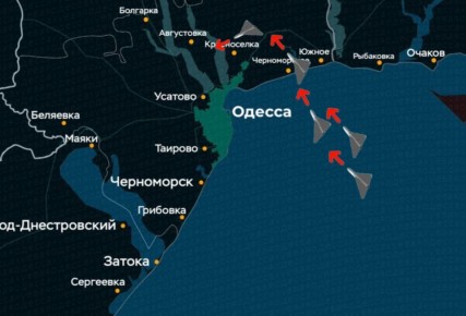 Взрывы в Одессе на фоне воздушной тревоги