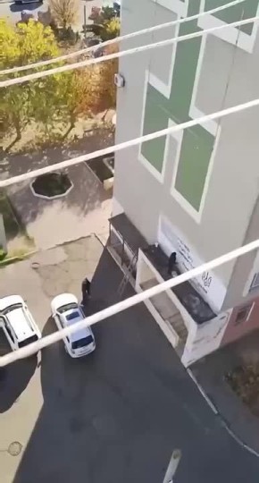 Хроника гражданской войны. В Южном больные геном українства замучили местных жителей, расписывая стену дома своей хуторской "мыслью"