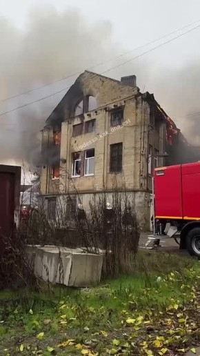В Одессе горит швейный цех