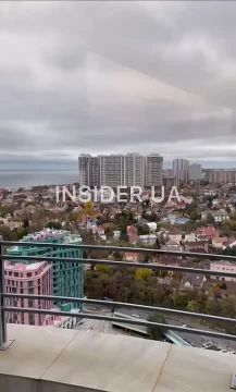 Пролёт Герберы над Одессой сняли очевидцы на видео