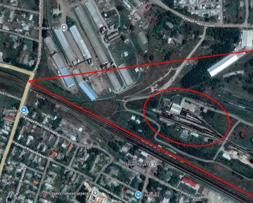 Предварительно, сегодня утром был нанесен удар БПЛА Герань по локомотивному депо в городе Арциз Одесской области