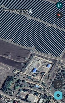 Эпизоды ночного налёта 25 дронов "Герань" по инфраструктуре солнечной электростанции и её подстанции в селе Староказачье Одесской области