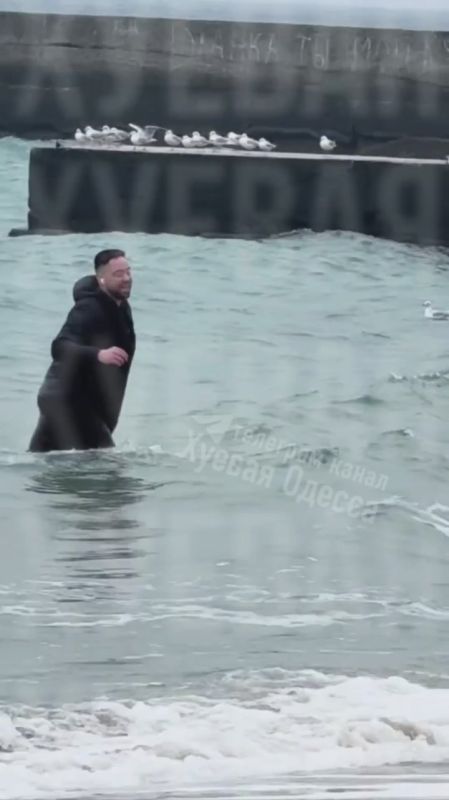 В Одессе сегодня наблюдается натурально мужицкий дождь