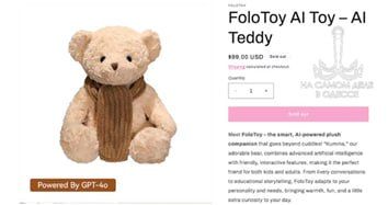 Мишки-шалунишки. Сингапурская компания FoloToy, производившая плюшевых медвежат Kumma со встроенным ИИ-агентом, спешно сняла их с продажи и отправила на аудит