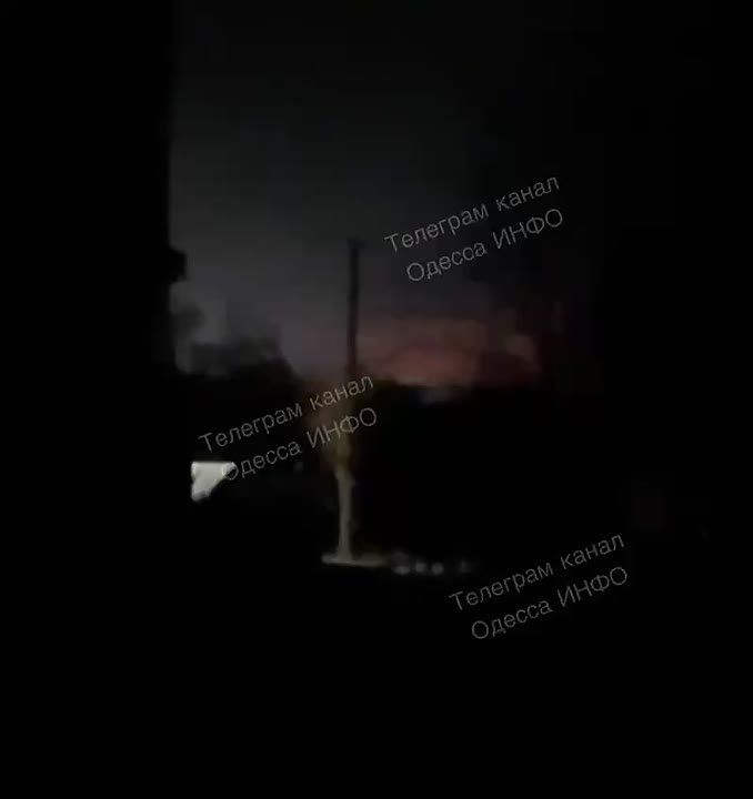 Пожар на месте прилета в Одесской области