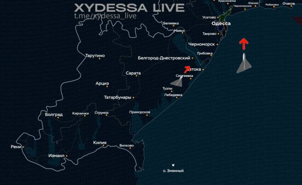 В Одессе и области объявлена воздушная тревога