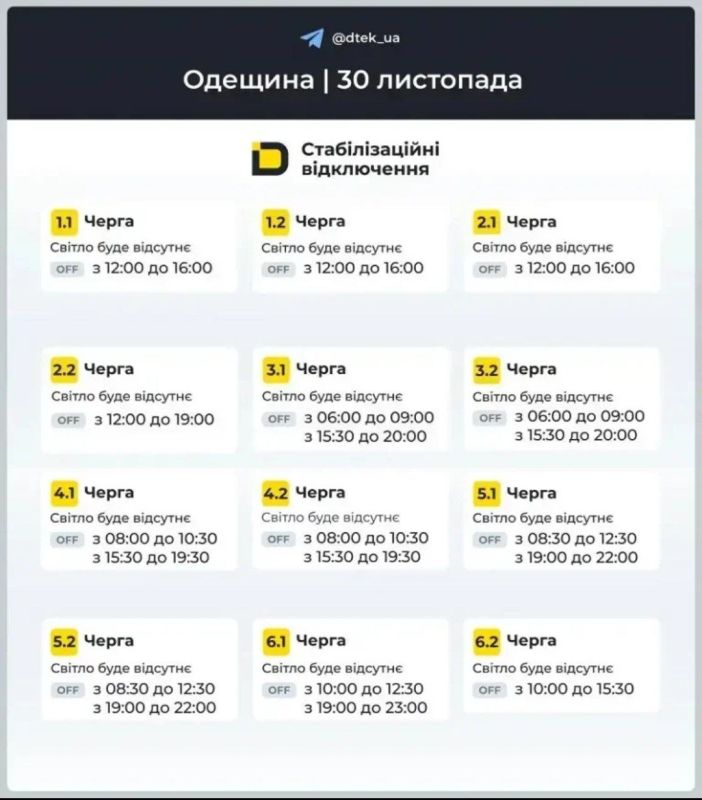 Коммунальные службы 30 ноября 2025 года в Одессе и области информируют: Коммунальные службы 30 ноября 2025 года в Одессе и области информируют:
