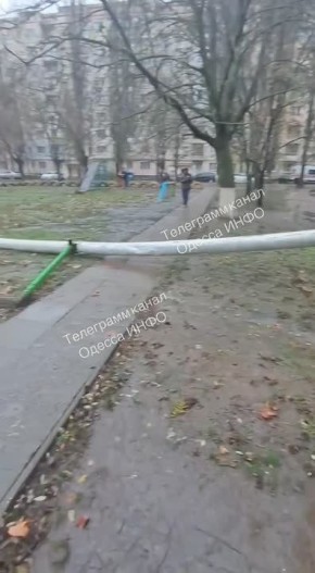 В Одессе рухнула теплотрасса