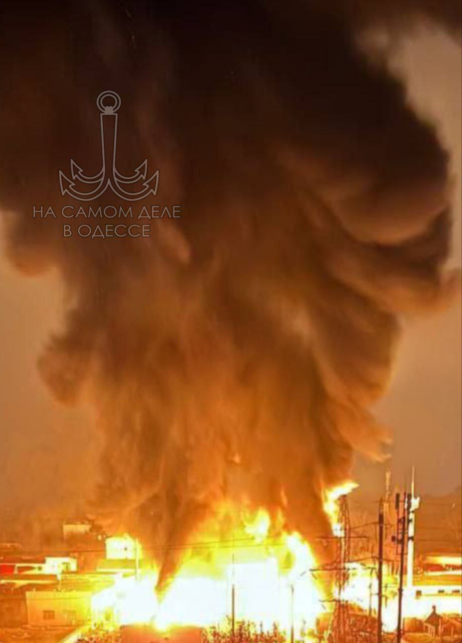 Атака на энергетику Одесской области продолжается Атака на энергетику Одесской области продолжается