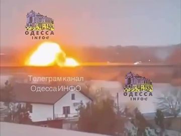 Момент прилета Герани по мосту в Маяках на трассе Одесса-Рени