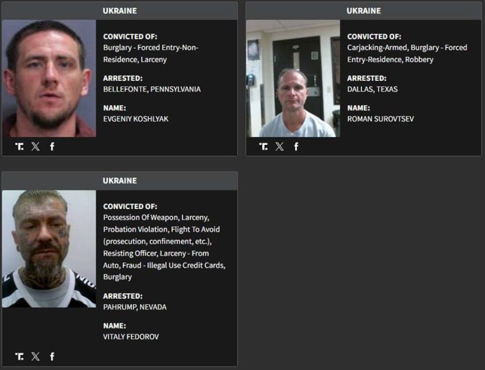 Доска почёта позора. Американское министерство внутренней безопасности опубликовало список «худших из худших» преступников-мигрантов, внесённых в электронную базу ведомства Доска почёта позора. Американское министерство внутренней безопасности опубликовало список «худших из худших» преступников-мигрантов, внесённых в электронную базу ведомства