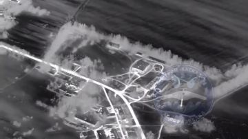 Дополнительные кадры поражения ангаров в Сумской области, где собирались БПЛА и судя по всему осуществлялись пуски