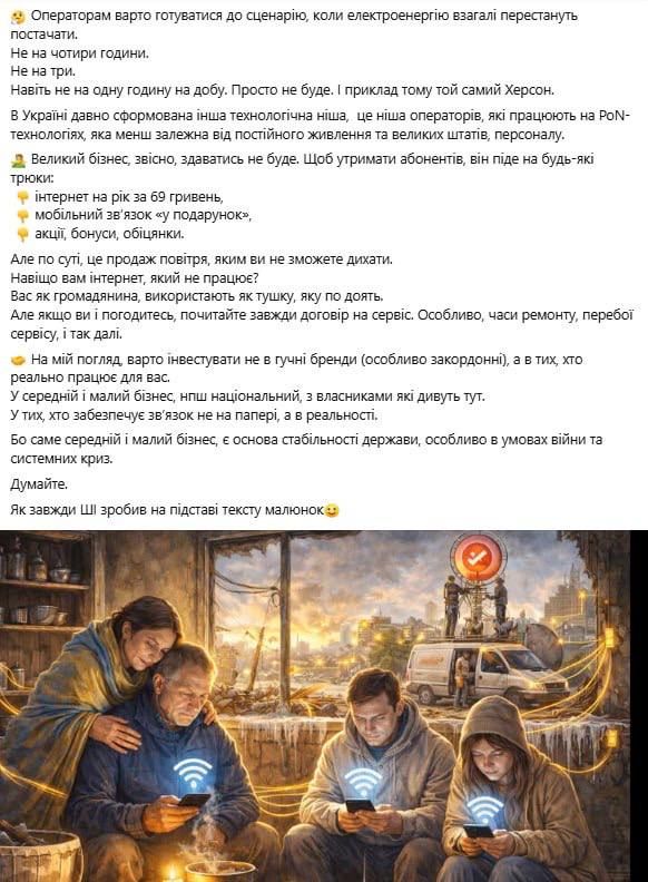 Связь на Украине сыпется: операторы не выдерживают блэкауты Связь на Украине сыпется: операторы не выдерживают блэкауты