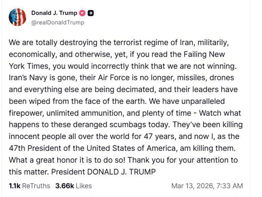 ���������� ���� ��������� ������� ������������ ����� ������-�-������������ � ����� ���� TruthSocial ������������� ������� The New York Times, ������ �� ��� ������������ ������ �������� � ��������� � ������