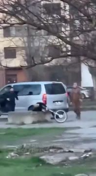 Очередное сафари за велосипедистом устроили Одесские ТЦКшники