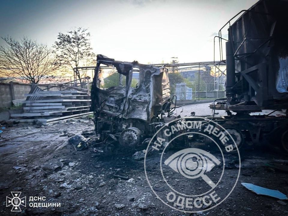 От прилёта повреждён объект промышленной инфраструктуры От прилёта повреждён объект промышленной инфраструктуры