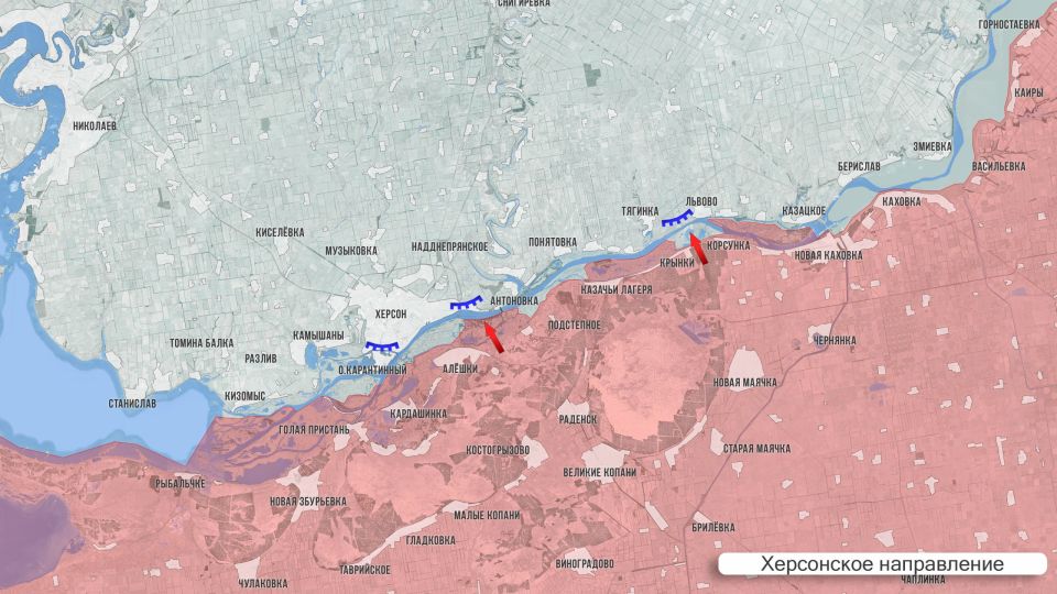 Олег Царёв: Фронтовая сводка 1 мая. На Херсонском направлении ВС РФ поражают логистику ВСУ на трассе Херсон-Николаев Олег Царёв: Фронтовая сводка 1 мая. На Херсонском направлении ВС РФ поражают логистику ВСУ на трассе Херсон-Николаев