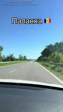 Одесская область, дорога вблизи с границей Румынии