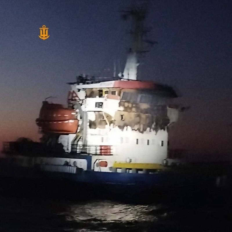 Еще один корабль понял, что заход в порт г. Одесса может быть наказуем Еще один корабль понял, что заход в порт г. Одесса может быть наказуем